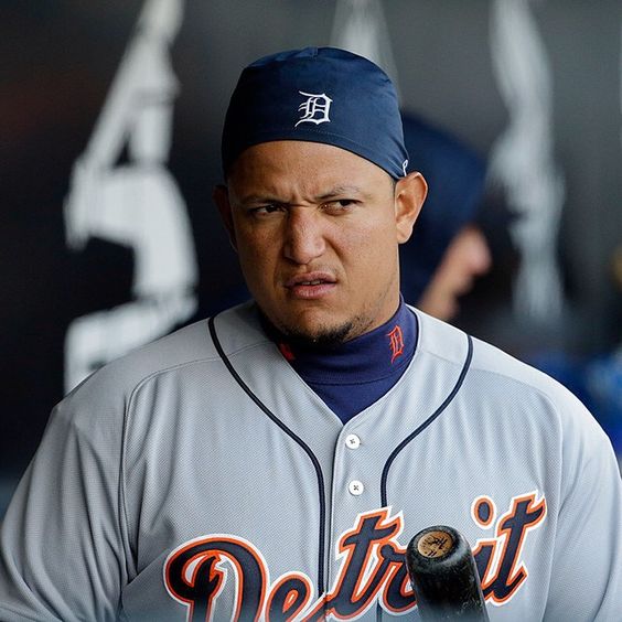 Miguel Cabrera receives his literal triple crown 