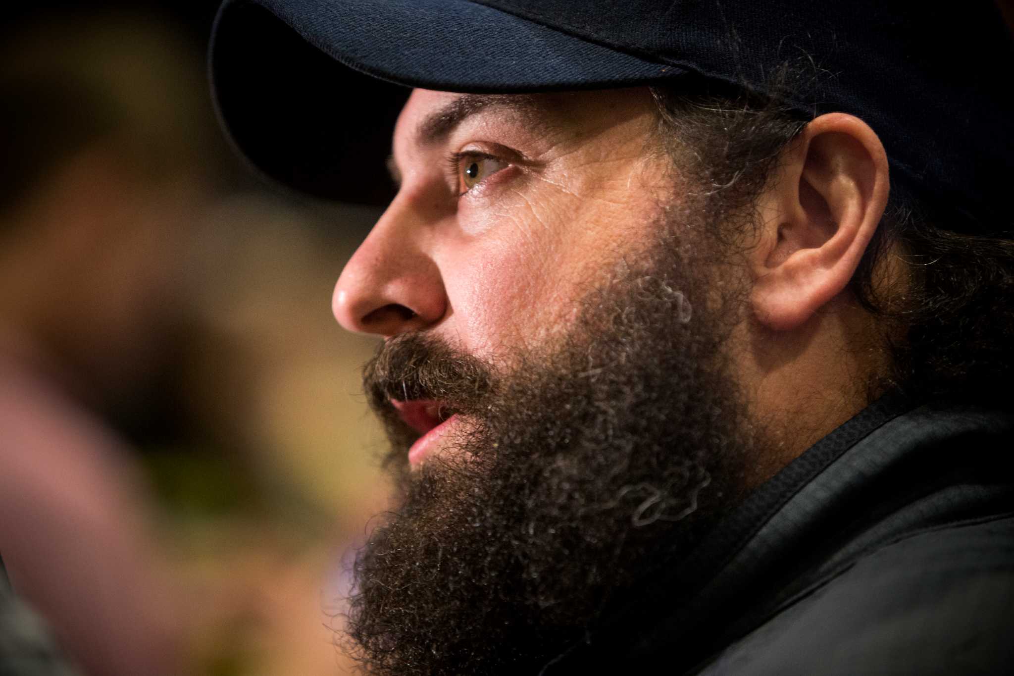 Detroit Lions Head Coach Matt Patricia Opens Training Camp On Knee Scooter